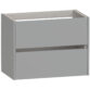 Calypso Bowland 2 Drawer Wall Hung Vanity Unit With Serrenti  Basin - 800mm Wide - 1 TH - Image 2