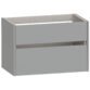 Calypso Bowland 1 Drawer Wall Hung Vanity Unit With Calypstone Aura Cirrus White Basin - 800mm Wide - No TH - Image 2
