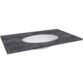Calypso Bowland 2 Drawer Wall Hung Vanity Unit With Calypstone Aura Storm Grey Basin - 800mm Wide - No TH - Image 3