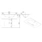 Calypso Bowland 2 Drawer Wall Hung Vanity Unit With Serrenti  Basin - 800mm Wide - 1 TH - Image 4