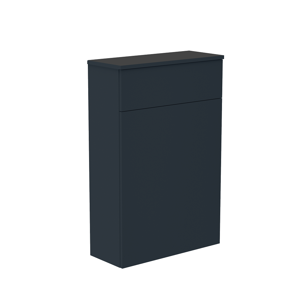 Tissino Back To Wall WC Unit and Worktop - Midnight Blue
