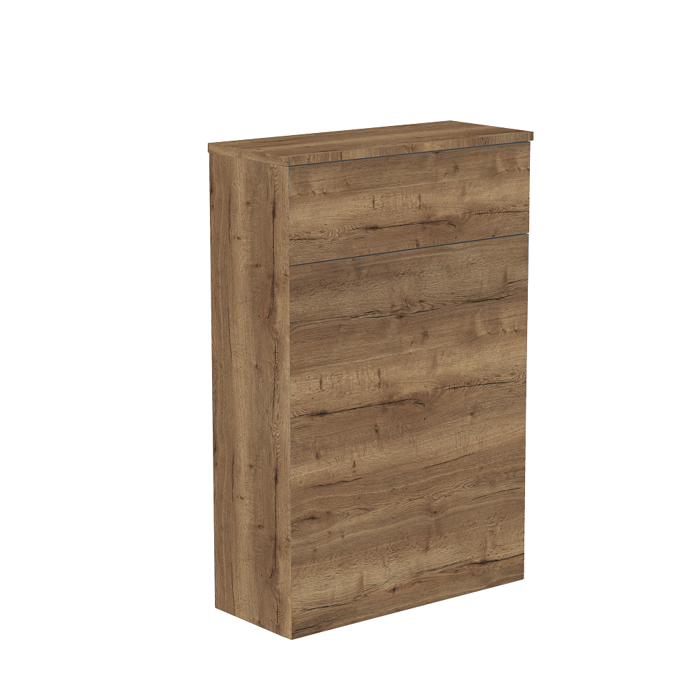 Tissino Back To Wall WC Unit and Worktop - Natural Oak