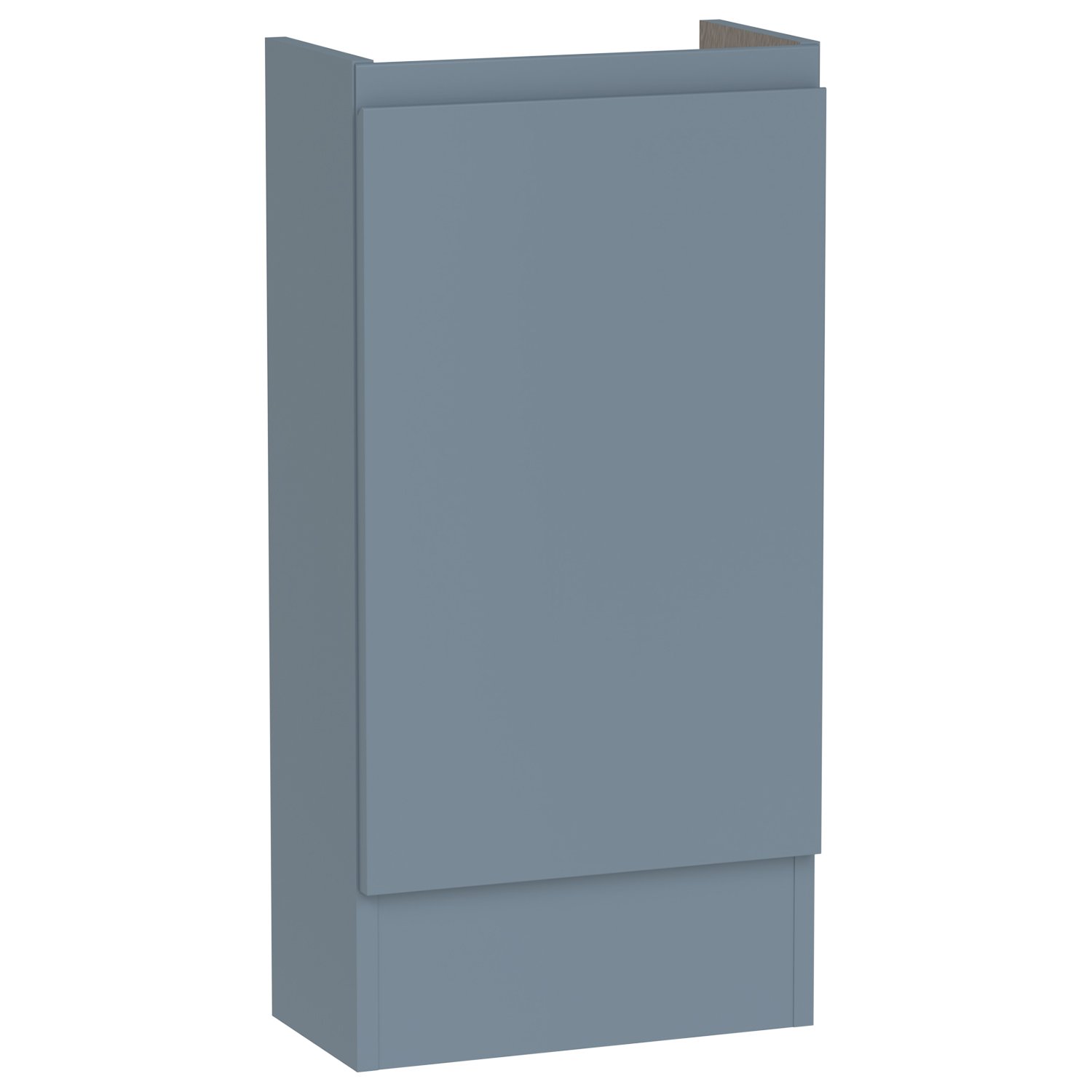 Calypso Veneto 1 Door Floor Standing Vanity Unit With Modena Cast Marble Basin – 400mm Wide – 1 TH – RH - Lagoon Mist