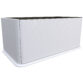 Calypso Petra 1 Drawer Wall Hung Vanity Unit With Solid Surface Worktop with White Stone Basin - 980mm Wide - 1 TH