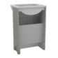 Calypso Chelworth 2 Door Floor Standing Vanity Unit With White Basin - 550mm Wide -1 TH - Image 3