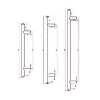 Eastbrook Multi-Rail Towel Hanger - Matt White - Image 2