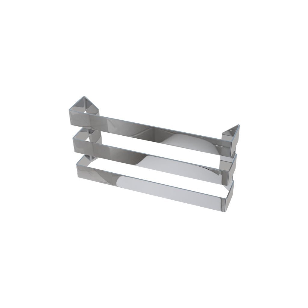 Eastbrook Flat Triple Towel Hanger – Polished Stainless Steel - 375mm