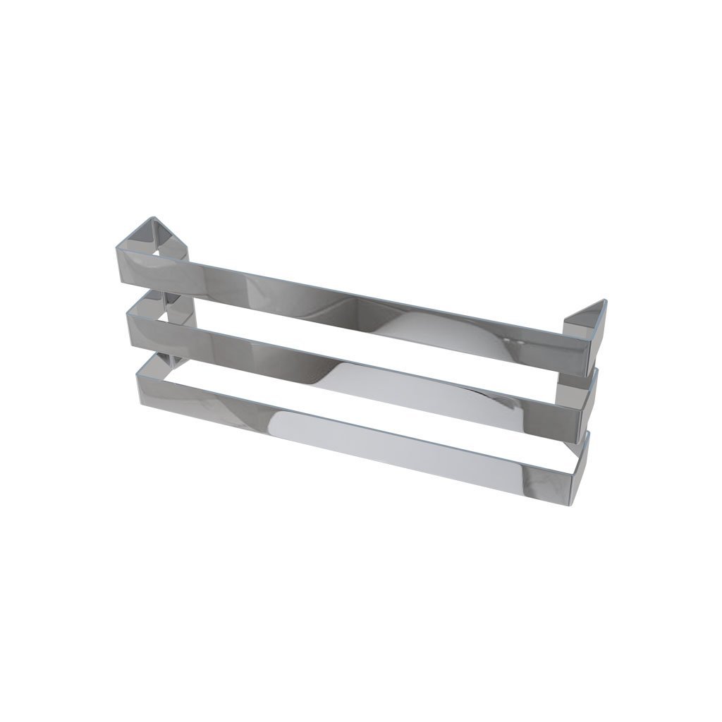 Eastbrook Flat Triple Towel Hanger – Polished Stainless Steel - 470mm
