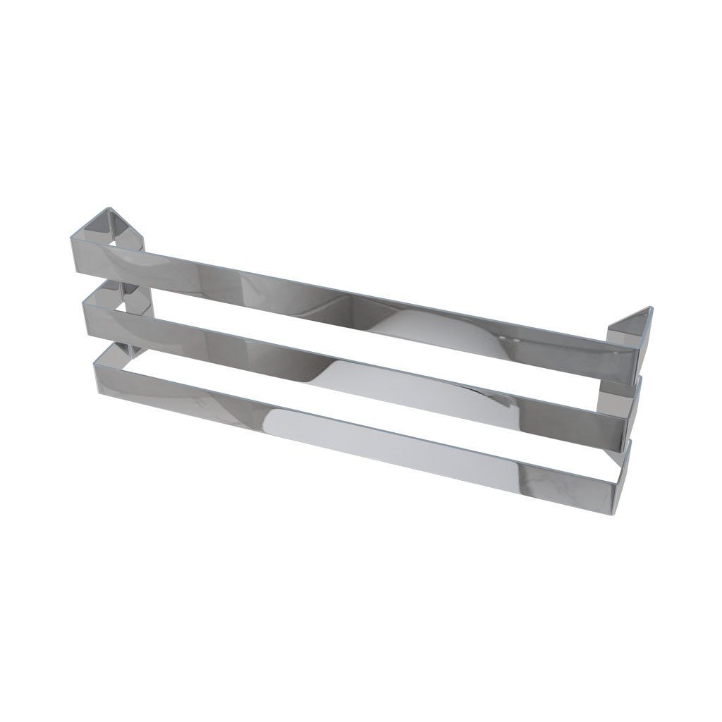 Eastbrook Flat Triple Towel Hanger – Polished Stainless Steel - 565mm