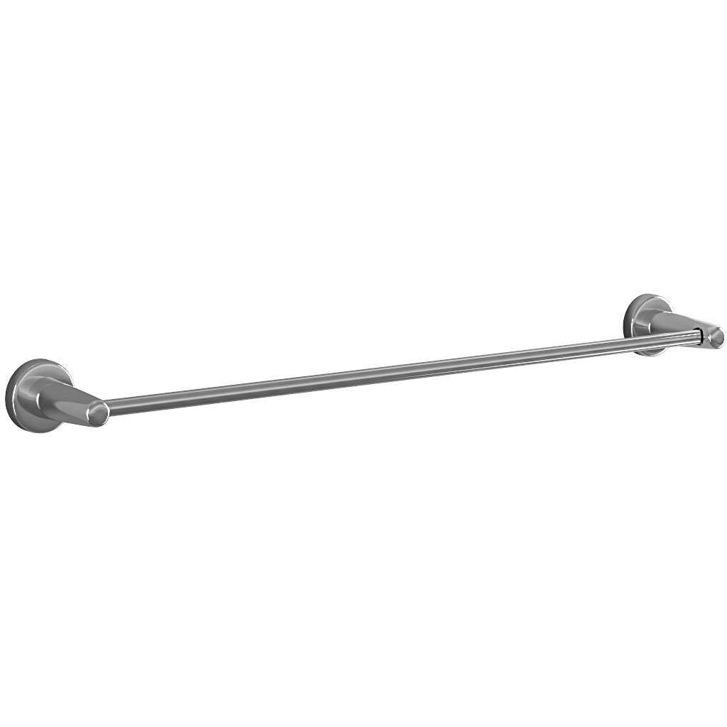 Eastbrook Round Magnetic Towel Hanger – 600mm Wide - Chrome