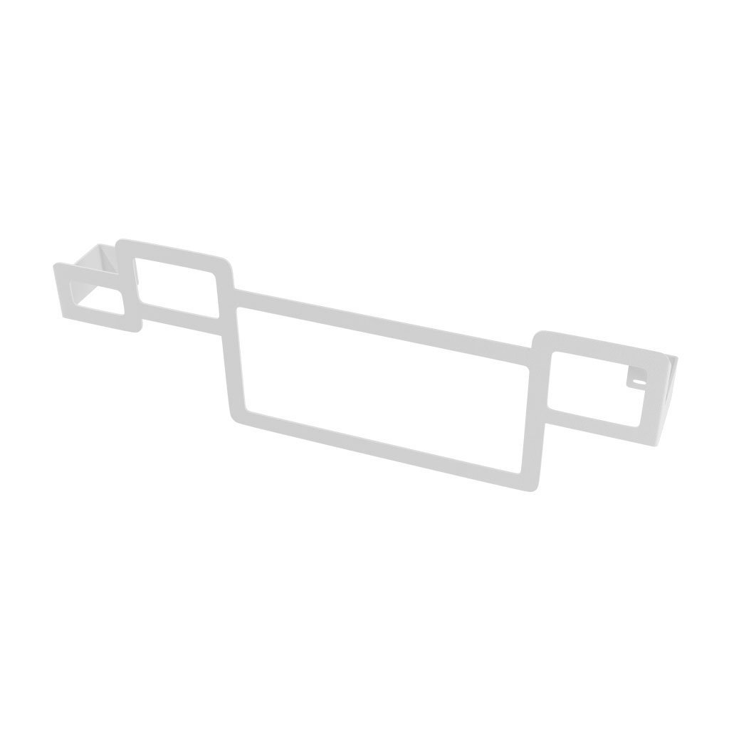 Eastbrook Square Towel Hanger – Matt White - 565mm