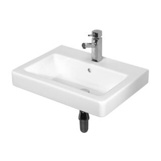 Eastbrook Classic 2 Door Floor Standing Vanity Unit with Inset Basin - 600mm Wide - Image 2