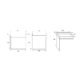 Eastbrook Gravina 1 Drawer Wall Hung Vanity Unit With Basin - 500mm Wide - 1 Tap Hole - Image 2