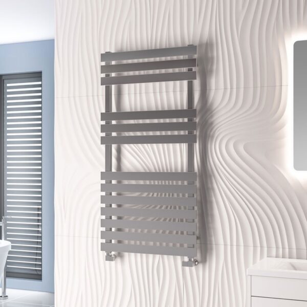 Eastbrook Biava Designer Heated Towel Rail - Polished Stainless Steel