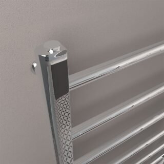 Eastbrook Tuscan Multirail Straight Heated Towel Rail - Chrome - Image 3