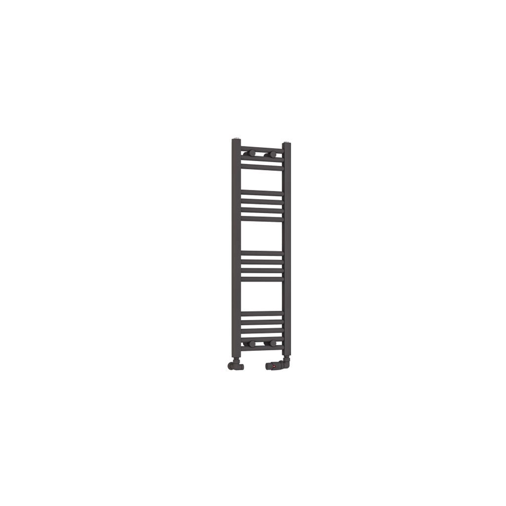 Eastbrook Wendover Straight Heated Towel Rail – Matt Anthracite - 1000mm x 300mm