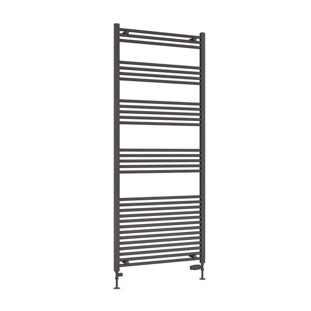 Eastbrook Wendover Straight Heated Towel Rail – Matt Anthracite - 1800mm X 750mm
