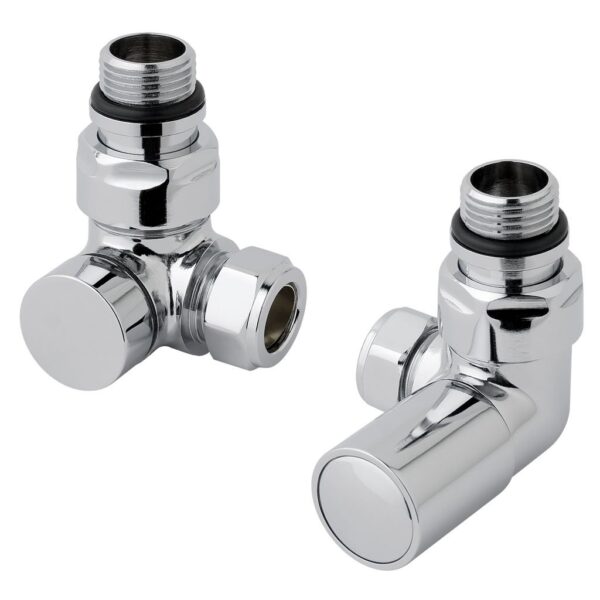 Eastbrook Corner Manual Radiator Valves Pair