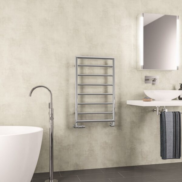 Eastbrook Kenilworth Designer Heated Towel Rail - Chrome