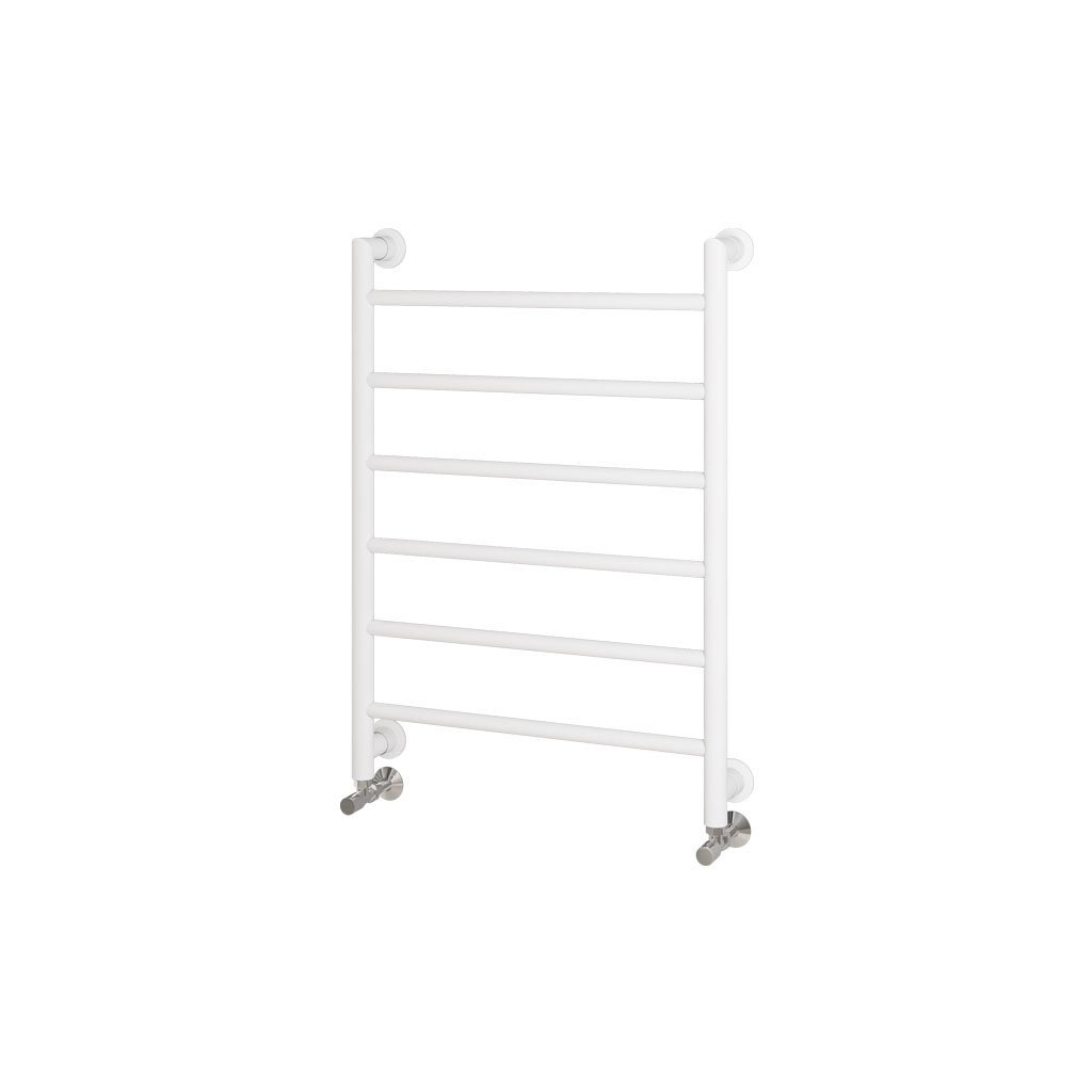 Eastbrook Eshton Designer Heated Towel Rail – Matt White - 800mm x 600mm