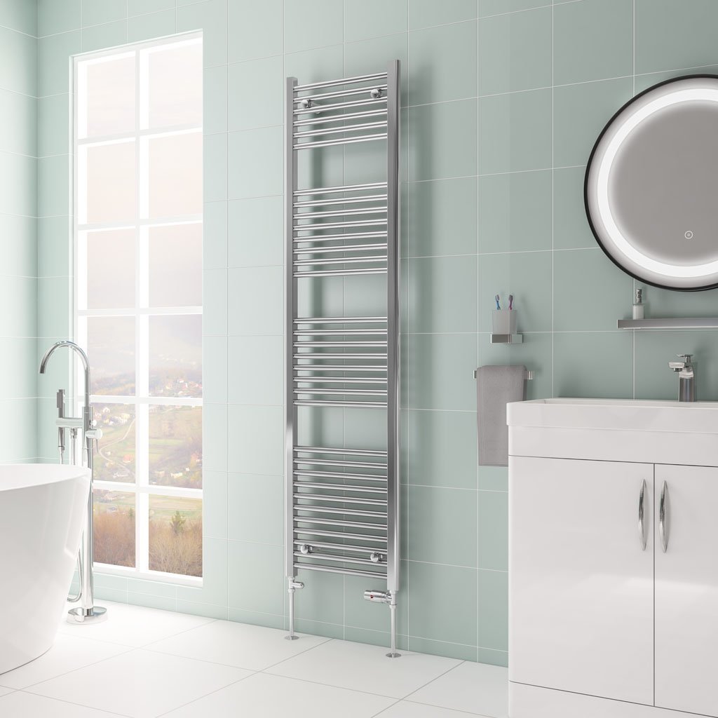 Eastbrook Biava Multirail HV Straight Heated Towel Rail – Chrome - 1720mm x 450mm