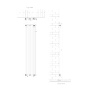 Eastbrook Rivassa 2 Column Designer Radiator - White - Image 31