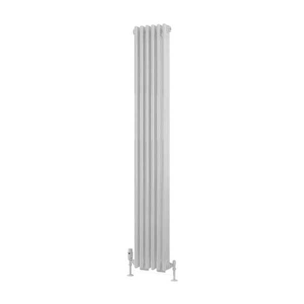 Eastbrook Rivassa 3 Column Designer Radiator - White - Image 15