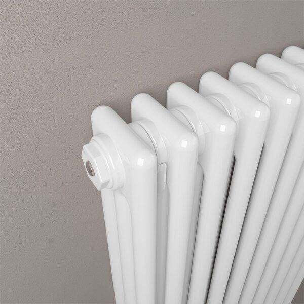 Eastbrook Rivassa 3 Column Designer Radiator - White - Image 19