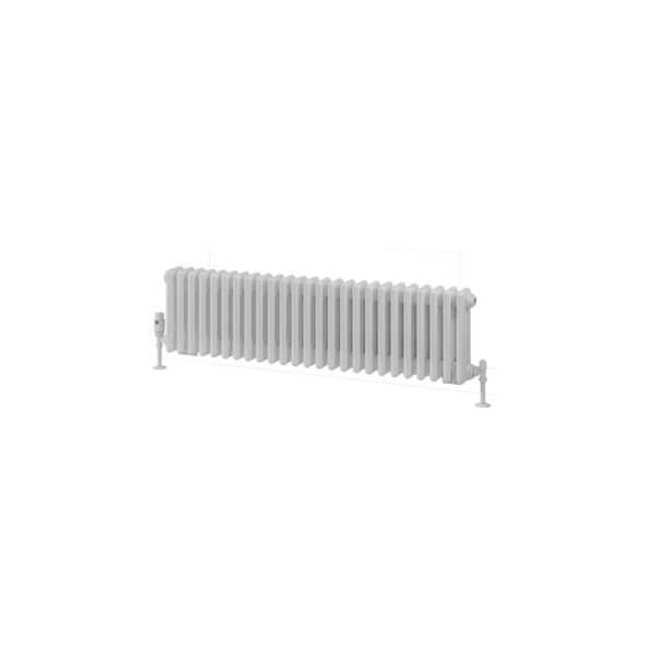 Eastbrook Rivassa 3 Column Designer Radiator - White - Image 2