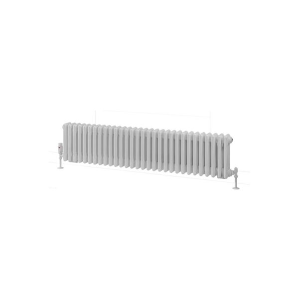 Eastbrook Rivassa 3 Column Designer Radiator - White - Image 5