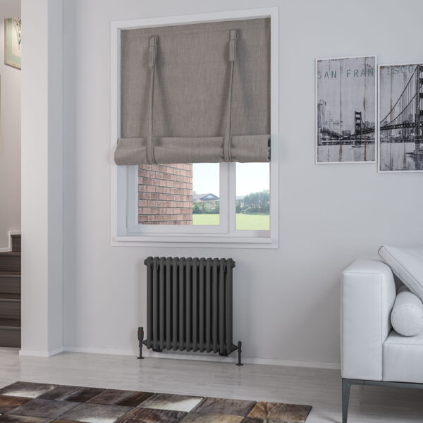 Eastbrook Rivassa 2 Column Designer Radiator - Matt Anthracite - Image 9