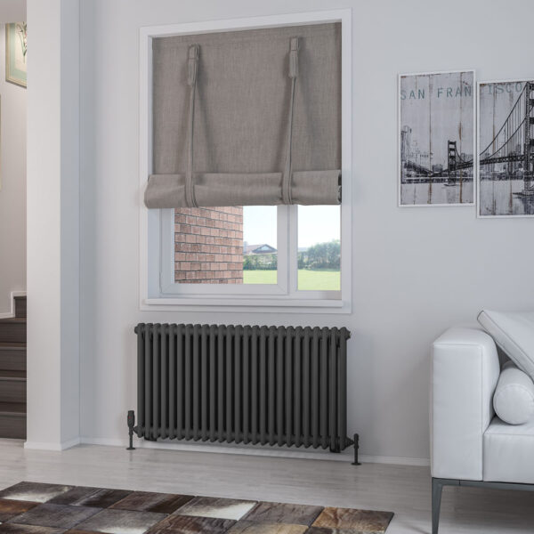 Eastbrook Rivassa 2 Column Designer Radiator - Matt Anthracite - Image 11