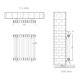 Eastbrook Rivassa 2 Column Designer Radiator - White - Image 23