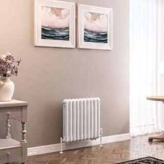 Eastbrook Rubano Designer Radiator - Gloss White - Image 2