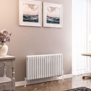 Eastbrook Rubano Designer Radiator - Gloss White - Image 6