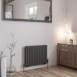 Eastbrook Rubano Designer Radiator - Matt Anthracite - Image 5