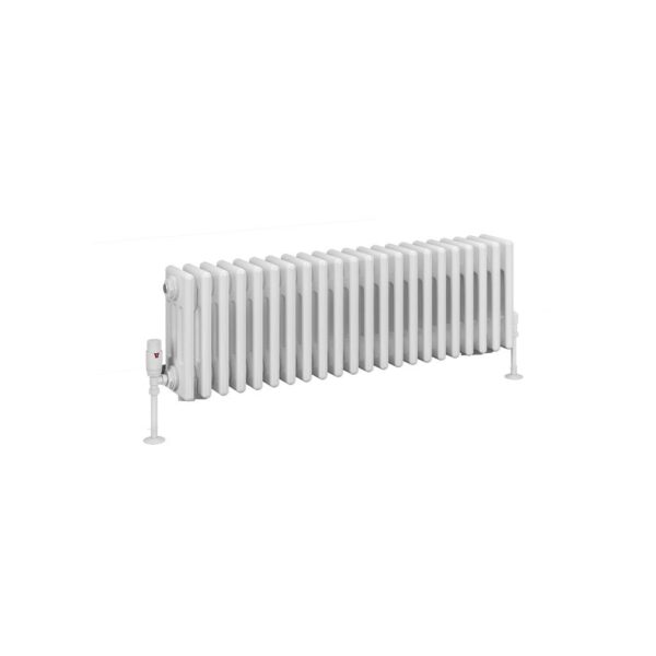 Eastbrook Rivassa 4 Column Designer Radiator - White - Image 2