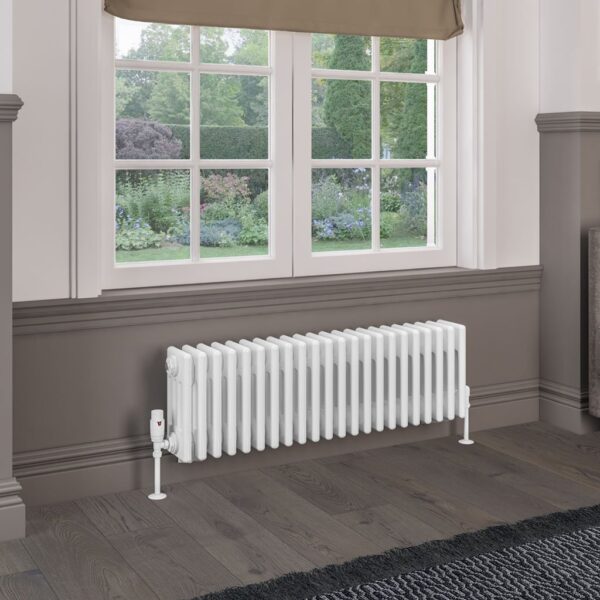 Eastbrook Rivassa 4 Column Designer Radiator - White