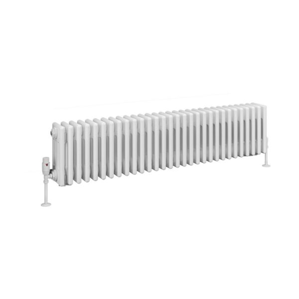 Eastbrook Rivassa 4 Column Designer Radiator - White - Image 5