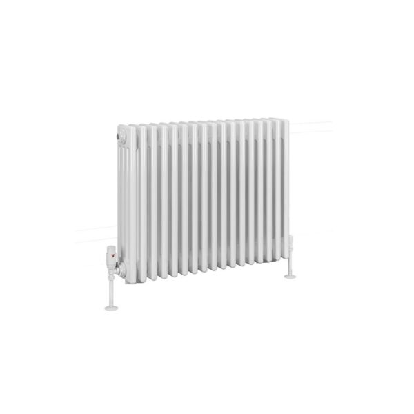 Eastbrook Rivassa 4 Column Designer Radiator - White - Image 10