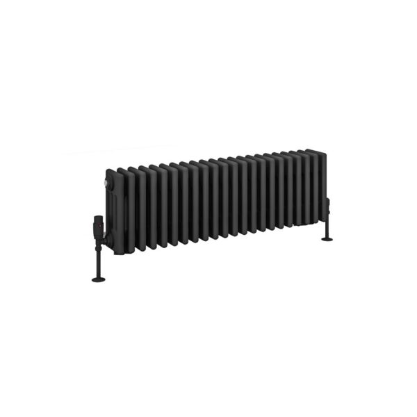 Eastbrook Rivassa 4 Column Designer Radiator - Matt Anthracite - Image 2