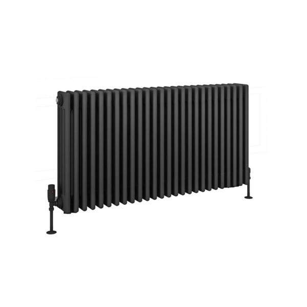 Eastbrook Rivassa 4 Column Designer Radiator - Matt Anthracite - Image 11