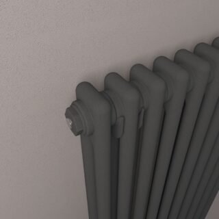 Eastbrook Rivassa 2 Column Designer Radiator - Matt Anthracite - Image 18