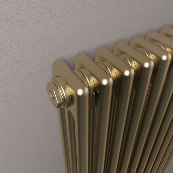 Eastbrook Rivassa 3 Column Designer Radiator - Bronze Effect - Image 3