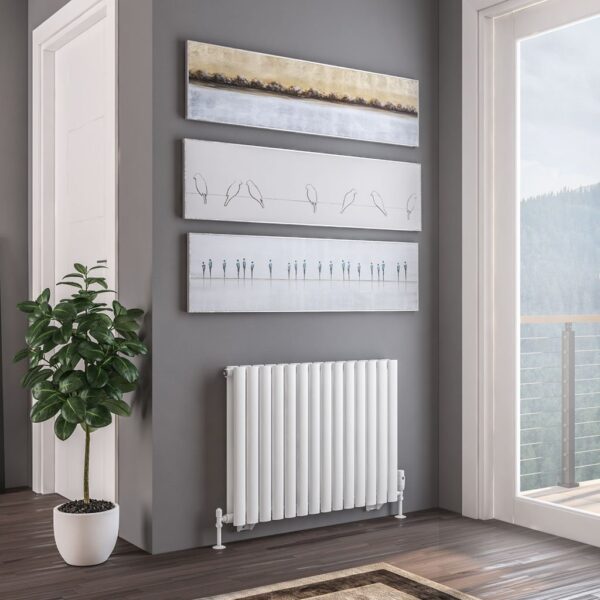 Eastbrook Tunstall Double Designer Radiator - Matt White - Image 5