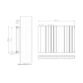 Eastbrook Tunstall Double Designer Radiator - Matt White - Image 17