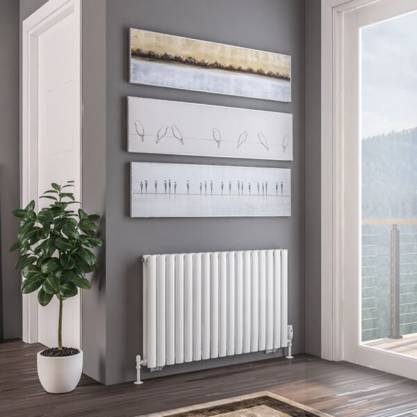 Eastbrook Tunstall Double Designer Radiator - Matt White - Image 6