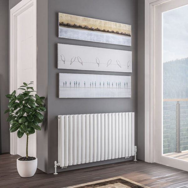 Eastbrook Tunstall Double Designer Radiator - Matt White - Image 7