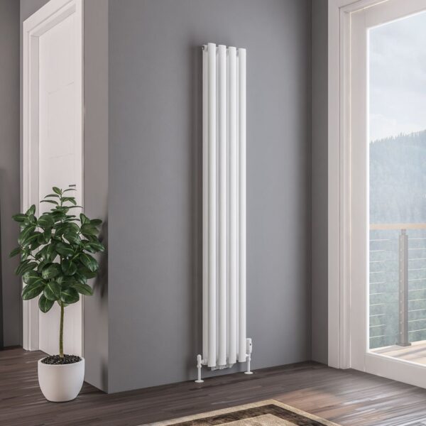 Eastbrook Tunstall Double Designer Radiator - Matt White - Image 8