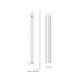 Eastbrook Tunstall Double Designer Radiator - Matt White - Image 20